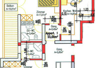Apartment 1 Gamskogel - Plan